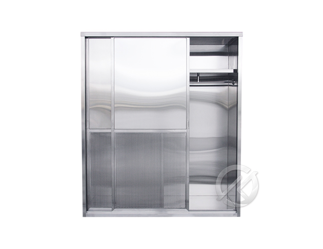 不鏽鋼衣櫃-滑門式 2