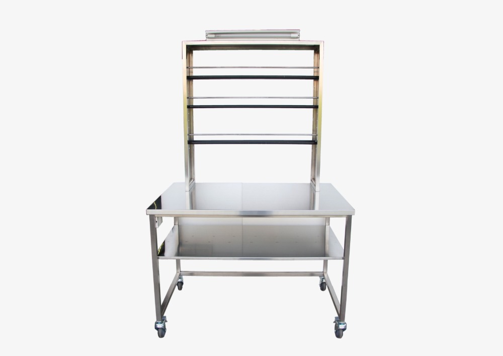 不鏽鋼打包桌，適用於醫院、手術室、無塵室、開刀房、醫美中心等場所-廣昇不鏽鋼設計